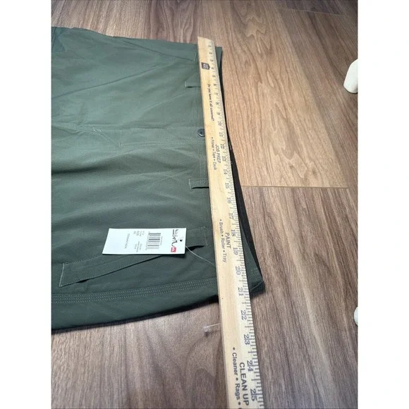 Quicksilver Swim Trunks Board Shorts  Snap Fly Men's  Green Size 40 - Picture 7 of 11